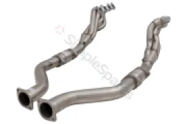 Xforce 1"7/8 Header with High-Flow Catalytic Converters, 304 Stainless Steel (for track and off road use only) H2-FM15KIT - Image 2
