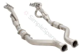 Xforce 1"7/8 Header with High-Flow Catalytic Converters, 304 Stainless Steel (for track and off road use only) H2-FM15KIT - Image 4
