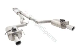 Xforce 3" Cat-Back System with Oval Varex Mufflers, 304 Stainless Steel ES-FM15-02-VMK-CBS - Image 3