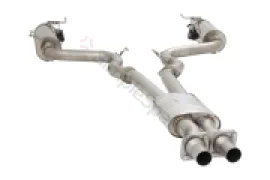 Xforce 3" Cat-Back System with Round Varex Mufflers, 304 Stainless Steel ES-FM15VMK-CBS - Image 2