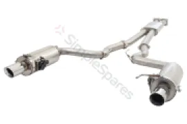 Xforce 3" Cat-Back System with Round Varex Mufflers, 304 Stainless Steel ES-FM15VMK-CBS - Image 4