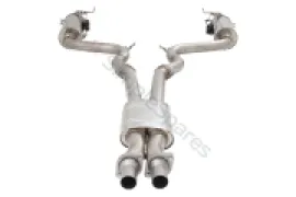 Xforce 3" Cat-Back System with Round Varex Mufflers, 304 Stainless Steel ES-FM15VMK-CBS - Image 5