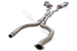 Xforce 3" Twin Cat-Back System with Varex Mufflers, 304 Stainless Steel ES-CC16-VMK-CBS - Image 2