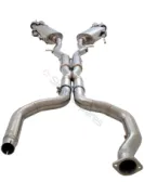 Xforce 3" Twin Cat-Back System with Varex Mufflers, 304 Stainless Steel ES-CC16-VMK-CBS - Image 3