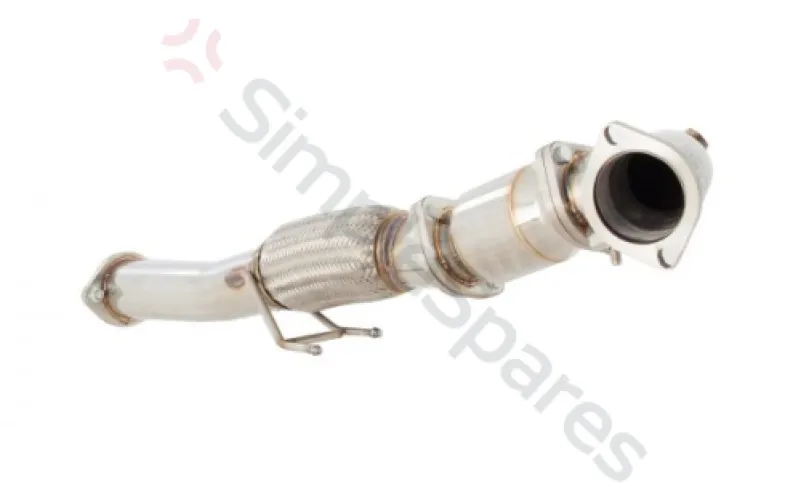 Xforce 3" Downpipe with High-Flow Catalytic Converter, 304 Stainless Steel (for track and off road use only) ES-FRS16-KITB - XFO-ES-FRS16-KITB