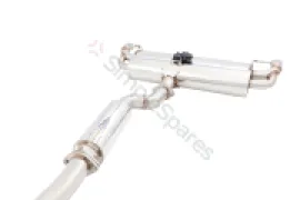Xforce 3" Cat-Back System with Varex Muffler, 304 Polished Stainless Steel ESA45VKCS - Image 2