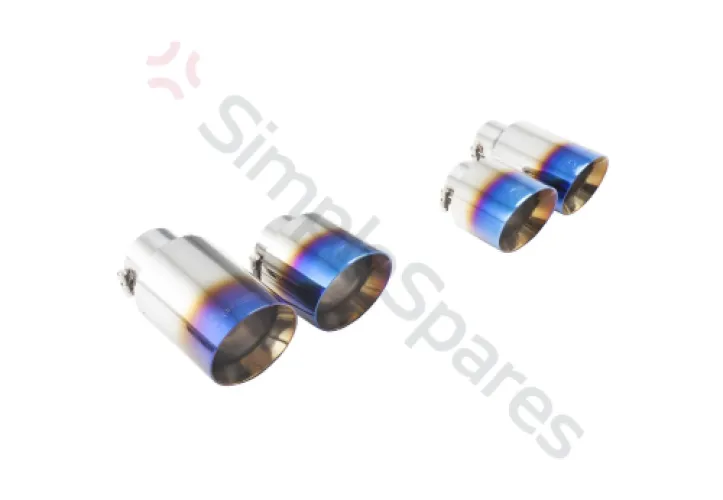 Xforce 4" Blue Quad Tips ES-VW09-BLUETIPS - XFO-ES-VW09-BLUETIPS