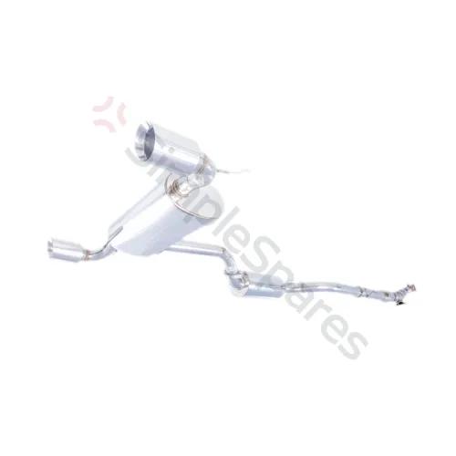 Xforce 3" Turbo-Back System with Varex Muffler, 304 Stainless Steel ES-FX02-VMK-TBS - XFO-ES-FX02-VMK-TBS