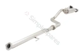 Xforce 2.5" Cat-Back System with Varex Muffler, 304 Stainless Steel ESHY20VKCS - Image 3