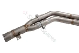 Xforce Dual 2.5"-3" Cat-Back System Varex Muffler, 304 Stainless Steel ESBM235VKCS - Image 3