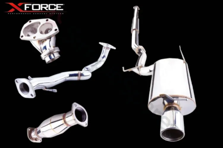 Xforce 3" Turbo-Back System, 304 Stainless Steel (for track and off road use only) ES-EV8-01-TBS - XFO-ES-EV8-01-TBS