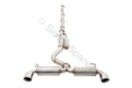 Xforce 3" Cat-Back System, 304 Stainless Steel ESTY21CS - Image 2