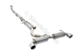 Xforce 3" Cat-Back System, 304 Stainless Steel ESTY21CS - Image 3