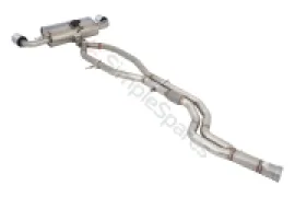 Xforce 2.5" Cat-Back System with Varex Muffler, 304 Stainless Steel ESTS20VKCS - Image 2