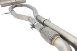 Xforce 2.5" Cat-Back System with Varex Muffler, 304 Stainless Steel ESTS20VKCS - Image 4