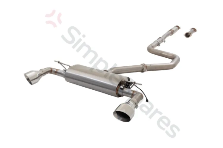 Xforce 3" Cat-Back System with Varex Muffler, 304 Stainless Steel ESHY36VKCS - XFO-ESHY36VKCS