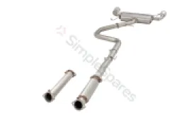 Xforce 3" Cat-Back System with Varex Muffler, 304 Stainless Steel ESHY36VKCS - Image 5