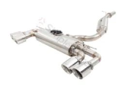 Xforce 3" Cat-Back System with Varex Muffler, 304 Stainless Steel ESVW13VKCS - Image 2