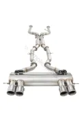 Xforce 3" Twin Cat-Back System Varex Muffler, 304 Stainless Steel ESBMG80VKCS - Image 2