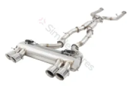 Xforce 3" Twin Cat-Back System Varex Muffler, 304 Stainless Steel ESBMG80VKCS - Image 4