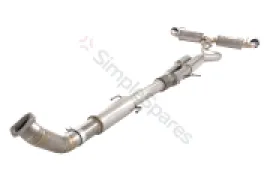 Xforce 3" Cat-Back System, Titanium with Burnt Blue Tips ETTY21BCS - Image 4