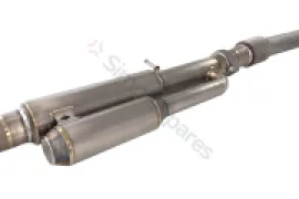 Xforce 3" Cat-Back System, Titanium with Burnt Blue Tips ETTY21BCS - Image 5