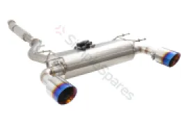 Xforce 2.5" Cat-Back System with Varex Muffler, 304 Stainless Steel ESBRZ1VKCS - Image 3