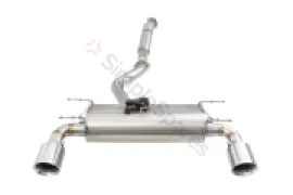 Xforce 2.5" Cat-Back System with Varex Muffler, 304 Stainless Steel ESBRZ1VKCS - Image 5