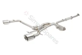 Xforce 2.5" Cat-Back System, 304 Stainless Steel ESSU17CS - Image 1