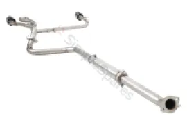 Xforce 2.5" Cat-Back System, 304 Stainless Steel ESSU17CS - Image 2