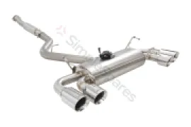 Xforce 3" Cat-Back System with Varex Muffler, 304 Stainless Steel ESSW09VKCS - Image 1