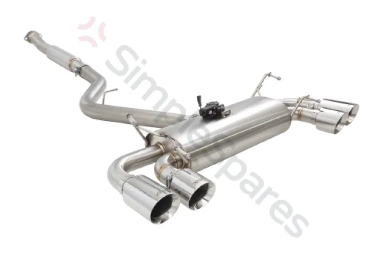 Xforce 3" Cat-Back System with Varex Muffler, 304 Stainless Steel ESSW09VKCS - XFO-ESSW09VKCS