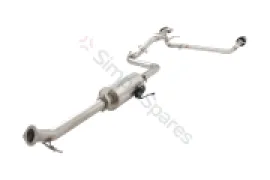 Xforce 2.5" Cat-Back System with Varex Muffler, 304 Stainless Steel ESSU17VKCS - Image 2
