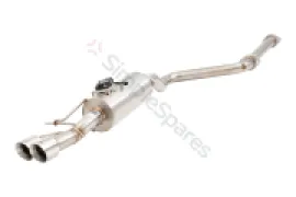 Xforce 2.5" Cat-Back System with Varex Muffler, 304 Stainless Steel ESVP18VKCS - Image 2