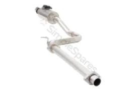 Xforce 2.5" Cat-Back System with Varex Muffler, 304 Stainless Steel ESVP18VKCS - Image 3
