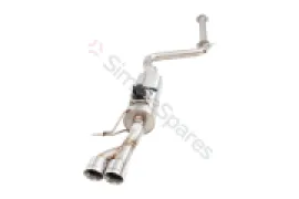Xforce 2.5" Cat-Back System with Varex Muffler, 304 Stainless Steel ESVP18VKCS - Image 4