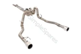 Xforce 3" Varex Valved Cat-Back Exhaust System, 304 Stainless Steel ESF150R17VKCS - Image 1