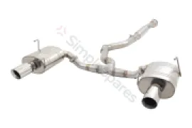 Xforce 3" Cat-Back System, 304 Stainless Steel ES-SW20LT-CBS - Image 1