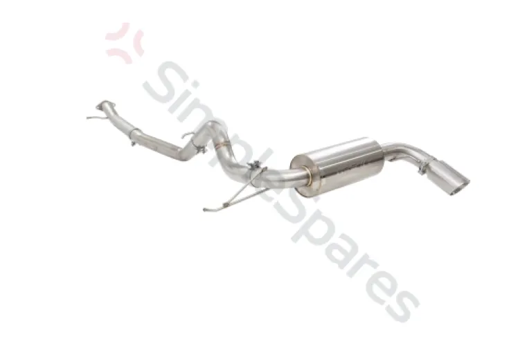 Xforce 3" Cat-Back System with Varex Muffler, 304 Stainless Steel ESFB21VKCS - XFO-ESFB21VKCS