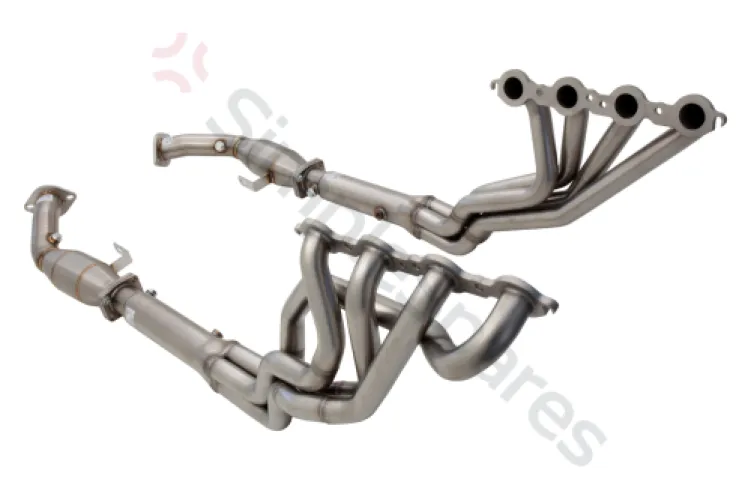 Xforce 1″5/8 primary size 4 into 1 header with High-Flow Catalytic Converters, 304 Stainless Steel (for track and off road use only) H2-HV12B-KIT - XFO-H2-HV12B-KIT