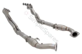 Xforce 1″5/8 primary size 4 into 1 header with High-Flow Catalytic Converters, 304 Stainless Steel (for track and off road use only) H2-HV12B-KIT - Image 4