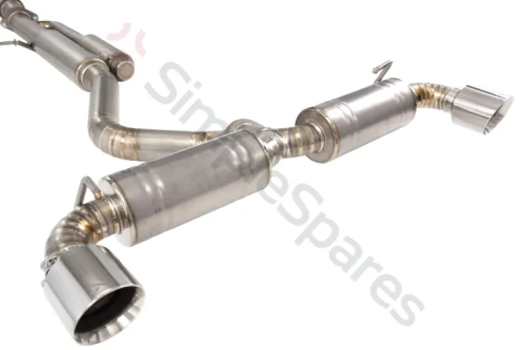 Xforce 3" Cat-Back System, Titanium ETTY21CS - XFO-ETTY21CS