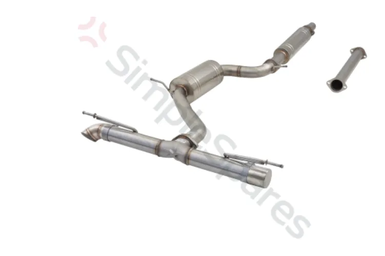 Xforce 3" Cat-Back System with Varex Muffler, 304 Stainless Steel ESVW01VKCS - XFO-ESVW01VKCS