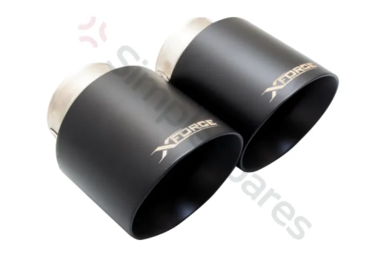 Xforce 4" Black Tips (for Xforce system only, will NOT fit OEM) ESHY33BLACKTIPS - XFO-ESHY33BLACKTIPS
