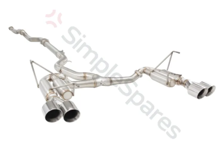 Xforce 3" Cat-Back Race System, 304 Stainless Steel ESSW29RCS - XFO-ESSW29RCS