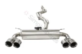 Xforce Dual 2.5"-3" Cat-Back System Varex Muffler, 304 Stainless Steel ESBM2FVKCS - Image 2