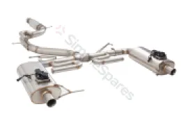 Xforce 3" Cat-Back System with Varex Mufflers, 304 Stainless Steel ESSOR21VKCS - Image 1