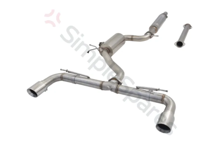 Xforce 3" Cat-Back System with Varex Muffler, 304 Stainless Steel ESVW10VKCS - XFO-ESVW10VKCS