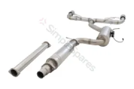 Xforce 3" Cat-Back System with Varex Muffler, 304 Stainless Steel ESVW10VKCS - Image 5