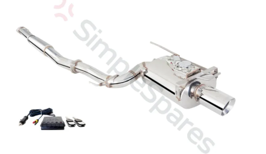 Xforce 3" Turbo-Back System with Varex Muffler, 304 Stainless Steel ES-EV8-01VMK-TBS - XFO-ES-EV8-01VMK-TBS